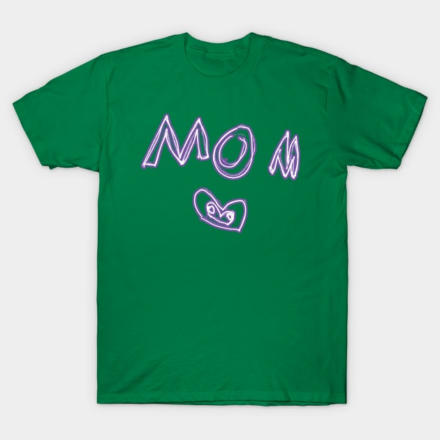 Izzo Mom Purple T-Shirt by J4Designs